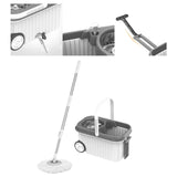 Maxbell Hands Floor Mop and Bucket Multifunctional for Outdoor Windows Laminate