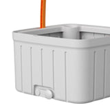 Maxbell Rotatable Round Flat Floor Mop Bucket Set Floor Cleaning System with 6 Pads