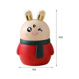 Maxbell Rabbit Shape Toothpick Dispenser Pressing Small Size Accessory Durable Red