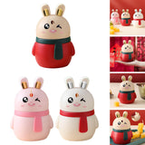 Maxbell Rabbit Shape Toothpick Dispenser Pressing Small Size Accessory Durable Red