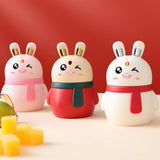 Maxbell Rabbit Shape Toothpick Dispenser Pressing Small Size Accessory Durable Red