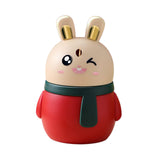 Maxbell Rabbit Shape Toothpick Dispenser Pressing Small Size Accessory Durable Red