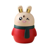 Maxbell Rabbit Shape Toothpick Dispenser Pressing Small Size Accessory Durable Red