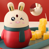 Maxbell Rabbit Shape Toothpick Dispenser Pressing Small Size Accessory Durable Red