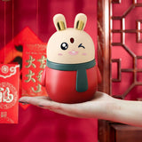 Maxbell Rabbit Shape Toothpick Dispenser Pressing Small Size Accessory Durable Red