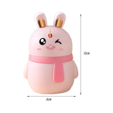Maxbell Rabbit Shape Toothpick Dispenser Pressing Small Size Accessory Durable Pink