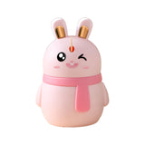 Maxbell Rabbit Shape Toothpick Dispenser Pressing Small Size Accessory Durable Pink