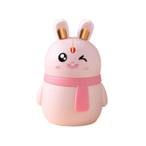 Maxbell Rabbit Shape Toothpick Dispenser Pressing Small Size Accessory Durable Pink