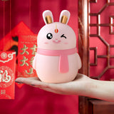 Maxbell Rabbit Shape Toothpick Dispenser Pressing Small Size Accessory Durable Pink