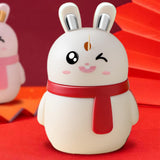 Maxbell Rabbit Shape Toothpick Dispenser Pressing Small Size Accessory Durable White