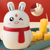 Maxbell Rabbit Shape Toothpick Dispenser Pressing Small Size Accessory Durable White