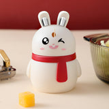 Maxbell Rabbit Shape Toothpick Dispenser Pressing Small Size Accessory Durable White
