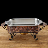 Maxbell Stainless Steel Fish Deep Baking Tray with Handles Durable 5.4cm Deep
