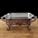 Maxbell Roasting Pan Rack for Fish Deep Baking Tray Durable Material Accessory