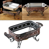 Maxbell Roasting Pan Rack for Fish Deep Baking Tray Durable Material Accessory