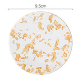 Maxbell Clear Acrylic Cup Coasters Tabletop Protection for Home Office Round