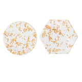 Maxbell Clear Acrylic Cup Coasters Tabletop Protection for Home Office Round