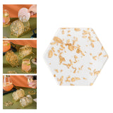 Maxbell Clear Acrylic Cup Coasters Tabletop Protection for Home Office Hexagon