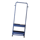 Maxbell Clothing Rack with Wheels Clothes Drying Rack for Bedroom Laundry Room Blue