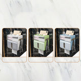 Maxbell Wall Mounted Toilet Paper Storage Waterproof with Shelf for Cafe Hotel Decor White