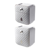 Maxbell Toilet Paper Holder Decoration Organizer Storage Box for Bathroom Hotel grey