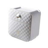 Maxbell Toilet Paper Holder Decoration Organizer Storage Box for Bathroom Hotel white