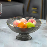 Maxbell Snacks Fruit Basket Bowl Fruit Bowl for Countertop Breads Snacks Ornaments Gray