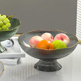 Maxbell Snacks Fruit Basket Bowl Fruit Bowl for Countertop Breads Snacks Ornaments Gray