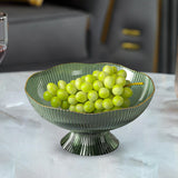 Maxbell Snacks Fruit Basket Bowl Fruit Bowl for Countertop Breads Snacks Ornaments Green
