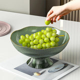 Maxbell Snacks Fruit Basket Bowl Fruit Bowl for Countertop Breads Snacks Ornaments Green
