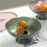 Maxbell Snacks Fruit Basket Bowl Fruit Bowl for Countertop Breads Snacks Ornaments Green