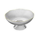 Maxbell Snacks Fruit Basket Bowl Fruit Bowl for Countertop Breads Snacks Ornaments White