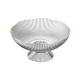 Maxbell Snacks Fruit Basket Bowl Fruit Bowl for Countertop Breads Snacks Ornaments White