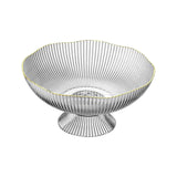 Maxbell Snacks Fruit Basket Bowl Fruit Bowl for Countertop Breads Snacks Ornaments White
