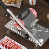 Maxbell Meat Slicer Gadget Beef Mutton Lamb Roll cheese for Kitchen Hot Pot 304 With Spare Blade
