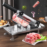 Maxbell Meat Slicer Gadget Beef Mutton Lamb Roll cheese for Kitchen Hot Pot 304 With Spare Blade