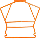 Maxbell 10Pcs Kids Coat Hanger Clothes Hanger Clothes Drying Rack for Skirt Trousers Orange