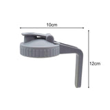 Maxbell Pouring Spout Lid Leakproof Canning Lid Reusable Jar Lid for Storage Canning Gray