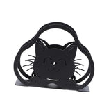 Maxbell Iron Napkin Holder Tabletop dining Decoration for kitchen cafe Cat