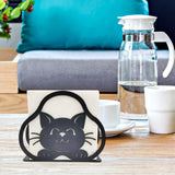 Maxbell Iron Napkin Holder Tabletop dining Decoration for kitchen cafe Cat