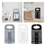 Maxbell Foldable Laundry Hamper Hanging for Organizing Home, Clothes, Towels Durable Gray