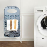 Maxbell Foldable Laundry Hamper Hanging for Organizing Home, Clothes, Towels Durable Gray