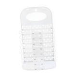 Maxbell Foldable Laundry Hamper Hanging for Organizing Home, Clothes, Towels Durable White