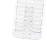 Maxbell Foldable Laundry Hamper Hanging for Organizing Home, Clothes, Towels Durable White
