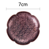 Maxbell Rustic Tea Coaster Traditional Place Mat Decoration Drinks Cup Tray Brass Hexagon Copper