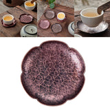 Maxbell Rustic Tea Coaster Traditional Place Mat Decoration Drinks Cup Tray Brass Hexagon Copper