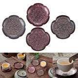 Maxbell Rustic Tea Coaster Traditional Place Mat Decoration Drinks Cup Tray Brass Hexagon Copper