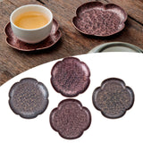 Maxbell Rustic Tea Coaster Traditional Place Mat Decoration Drinks Cup Tray Brass Hexagon Copper