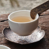 Maxbell Rustic Tea Coaster Traditional Place Mat Decoration Drinks Cup Tray Brass Hexagon Copper