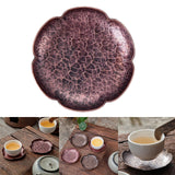 Maxbell Rustic Tea Coaster Traditional Place Mat Decoration Drinks Cup Tray Brass Hexagon Copper